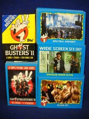 Винтажный базовый набор коллекционных карт 1989 TOPPS Ghostbusters II (88) и обертка - Изображение 1 из 4