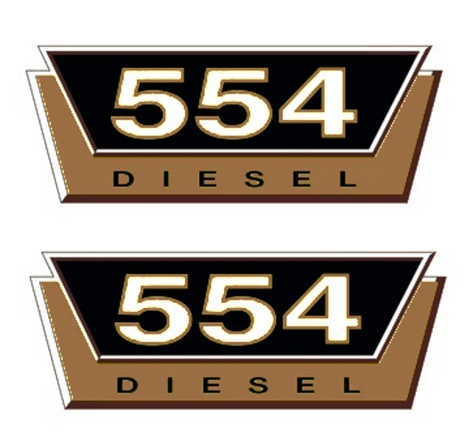 IHC Mc Cormick Typenaufkleber 554 Gold 2 x Logo Emblem Sticker Label ca.20x7,5cm - Bild 1 von 1