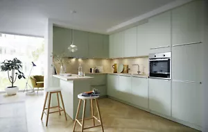 Einbauküche Schüller Biella Pastellgrün Satinlack - Bild 1 von 4