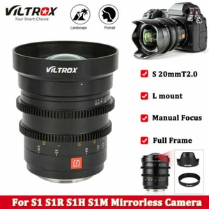 VILTROX 20mm T2.0 Full Frame Cinema Lens for Sony E-Mount A9 A7R III A7m2 Camera - Picture 1 of 11