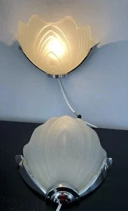 Apliques de luces de pared FALKS X2 Art Deco raros - Imagen 1 de 10