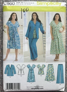 Simplicity #2660 Skirt - Pants - Dress or Top & Jacket Pattern Sz: 10-18 Uncut - Picture 1 of 5