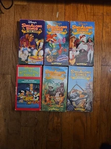 Disney Sing-A-Long Songs VHS 6 Total Variety - Bild 1 von 13