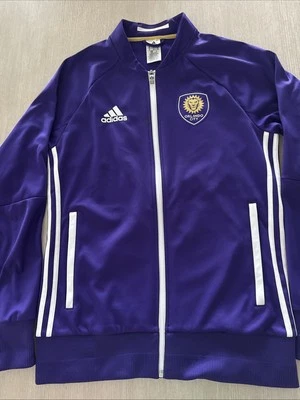 MENS ADIDAS SC ORLANDO CITY 2015/2016 MLS JACKET TRAINING SOCCER FOOTBALL SIZE M - Image 1 of 4