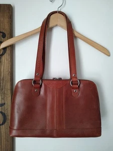 SPIKES and SPARROW Echtleder Handtasche Geldbeutel braun - Bild 1 von 12