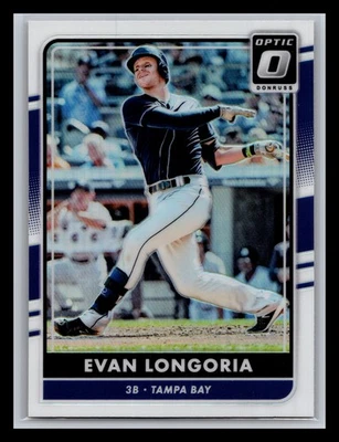 Evan Longoria Tampa Bay Rays 2016 Donruss Optic #85 púrpura Foto 1 de 2