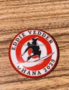 EDDIE VEDDER - 2025 Ohana Festival Surfer PIN - Dana Point CA - Pearl Jam - Picture 1 of 1