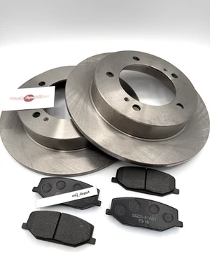 Front Brake Rotor & Pad Set Suzuki Jimny JA22W JB23W Repl 55211-60A00 81A31 - Image 1 of 4