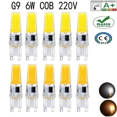G9 led cob Birne 6W 220V AC Energiesparlampen Warmweiß Weiß dimmbar weiss lampe - Bild 1 von 4