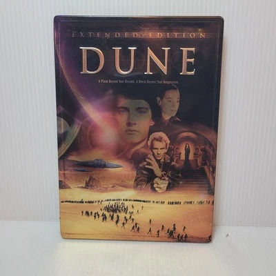 Dune (DVD, 1984, Steelbook Extended Edition w/ Insert) OOP Foto 1 de 4