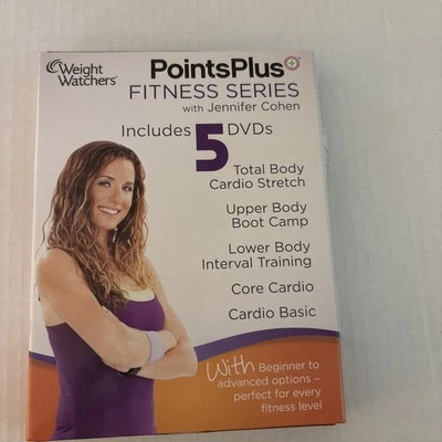 New Weight Watchers Points Plus Fitness Series Jennifer Cohen 5 DVD workout set - Image 1 of 4