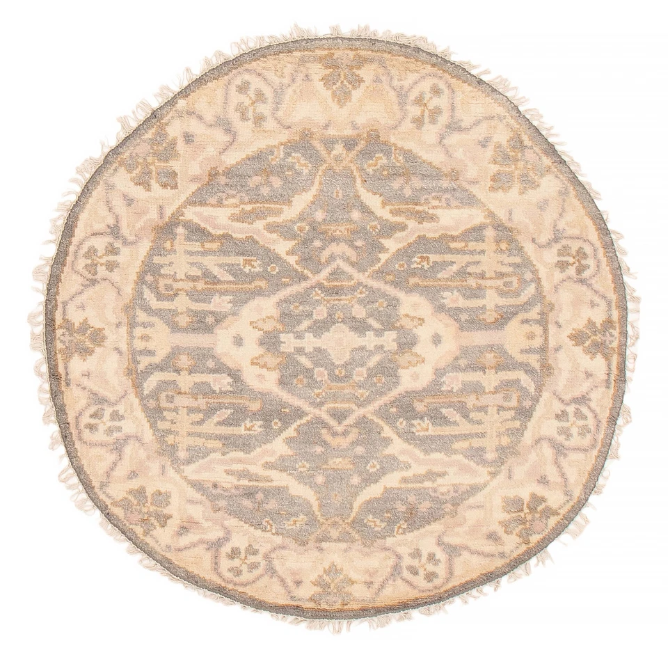 4'1" x 4'1" Hand Knotted Oriental Carpet Traditional Wool Area Rug - Image 1 of 4