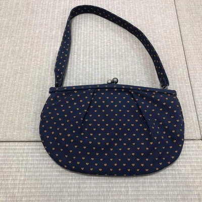 A.P.C. Handbag Shoulder Bag Dot Navy Campus Gamaguchi Beautiful design Easy to u - Image 1 of 4