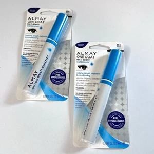 Lot of 2 Almay One Coat Hypoallergenic Mascara #504 Black, Washable - Picture 1 of 3