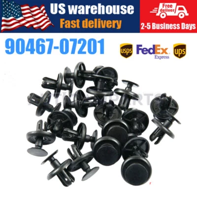 100PCS Plastic Push Clips Hood Engine Under Cover For LEXUS ES300 Toyota RAV4 - Image 1 of 2