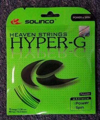 Solinco Hyper G Hyper-G 16 Gauge 1.30mm Tennis String NEW