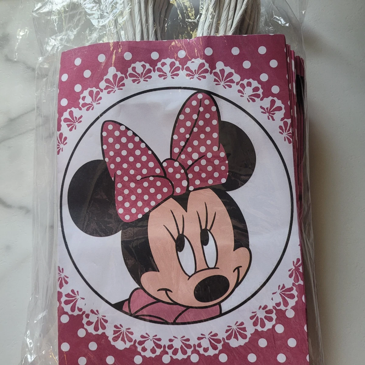 Mickey Sequin Party Bag Kinder – Pink-Silber, Mit Lentejuelas (Pailletten), Reißverschluss, 80% Polyester