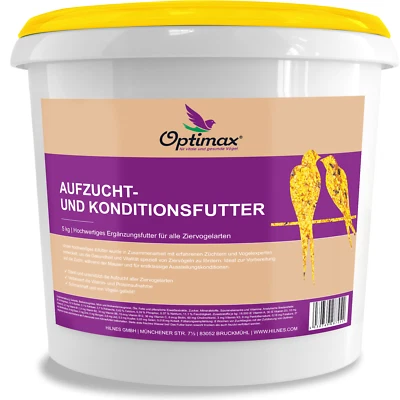 Optimax Kondition- und Aufzuchtfutter für Vögel | 5kg | Eifutter für Ziervögel - Bild 1 von 4