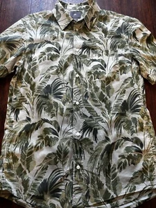 Regular Fit Hemd mit Blätterprint S - Bild 1 von 4