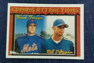 Brook Fordyce & Bill Pulsipher - 1994 Topps #785 - New York Mets - Rookie - Picture 1 of 2