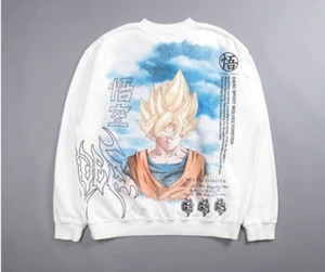 Darc Sport X DBZ Goku London Crewneck Cream Sweatshirt X-Large RARE SOLD OUT - Bild 1 von 5
