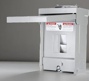 W0204ML1060U Contenitore per interruttore esterno 60 Ampere, Grigio - Foto 1 di 3