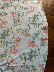 Mantel Vintage Laura Ashley Redondo Floral Coral Dorado Verde Cottagecore 70" - Imagen 1 de 9