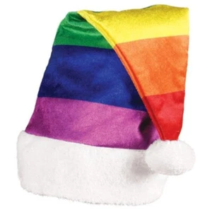 Rainbow Santa Hat - Picture 1 of 2