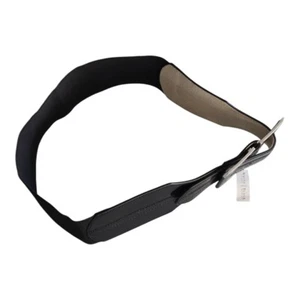 $48 White House Black Market Black Belt Women Silver Leather Metal New - Picture 1 of 8