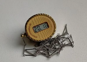 NOS Elektronika 62 Watch Pendant Original Soviet Women's Digital Watch 1980s - Picture 1 of 9