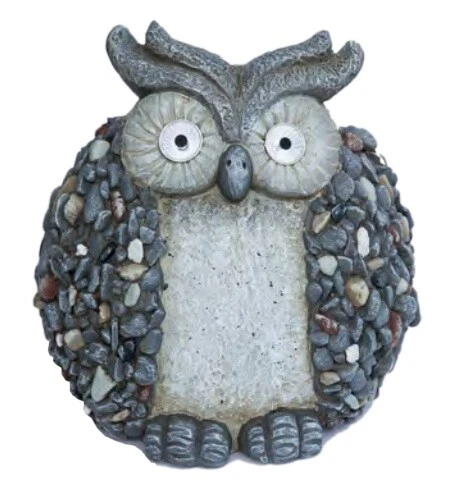 Garden Figure Fiber Glass Owl with Solar #PG117 - Image 1 of 1