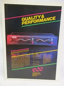 DOD Electronics Equalizzatore Doppio 15 Bande R 830A 1983 Stampa Vintage Pubblicità Sala Musica - Foto 1 di 1