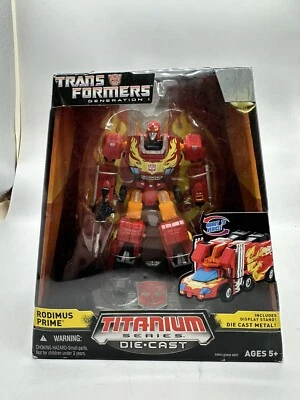 Transformers Titanium Rodimus Prime Die Cast Hasbro Nuevo En Caja EE. UU. Foto 1 de 4