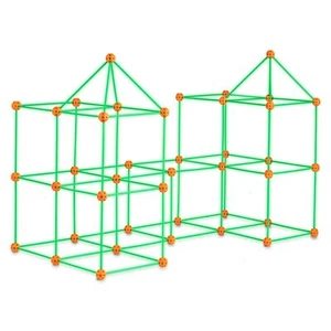 Vevor Tent Fort Building Kit For Kid Glow In The Dark Stem Construction Toy 140✔ - Picture 1 of 8