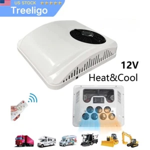 12V RV Air Conditioner Cool&Heat Rooftop AC Kit For Caravan Truck Bus Boat - Bild 1 von 14