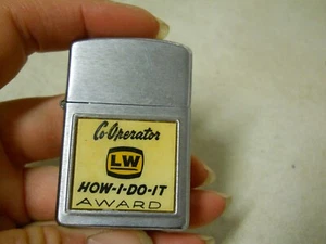 Vtg Ritepoint Lite Liter Co-Operator LW How I Do it Award Wind Proof Lighter - Picture 1 of 8