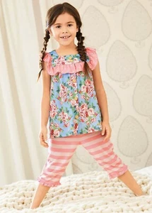 GIRLS MATILDA JANE Brilliant daydream Pillow Fight PJ Set SIZE 2 NWT Pink Pajama - Picture 1 of 2