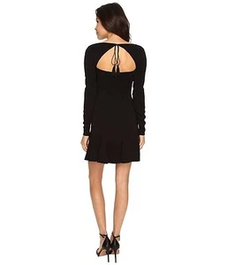 Mini Vestido Rachel Zoe Negro Recortado Corbata Talla 0 Nuevo con Etiquetas $495 - Imagen 1 de 7