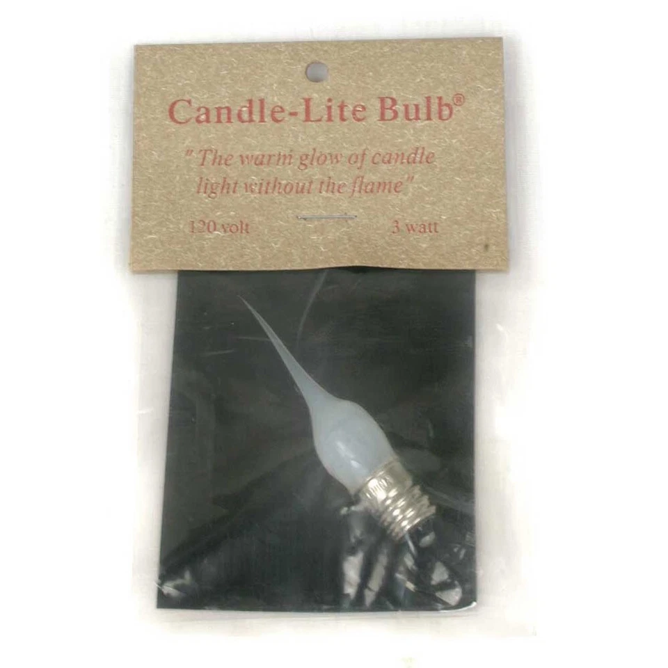 Farmhouse Country Silicone Candle-lite Bulbs  3 Watt Set of 6 Small 1/2" 3640851 - Image 1 of 1