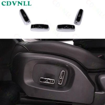 For Jaguar E-PACE 2018-2020 Bright Black Seat Adjust Handle Button Switch Trim - Image 1 of 4