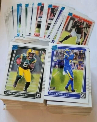 2021 Donruss Optic Football BASE RATED ROOKIE RCs YOU PICK - COMPLETE YOUR SET!! - Image 1 of 2