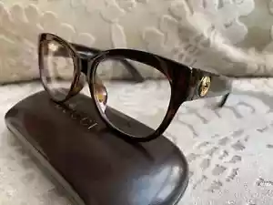 GUCCI AUTHENTIC EYEGLASSES FRAME RX GG3838/F Asian Fit LSD NEW with Case - Picture 1 of 7