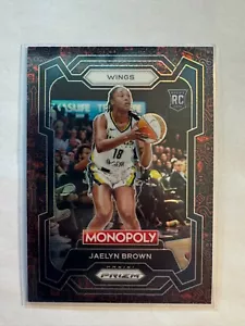 2024 Panini WNBA Monopoly Jaelyn Brown Red Icons - Picture 1 of 2