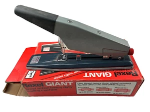 Vintage Rexel Giant No.66 Heavy Duty Industrial Stapler With Original Box - Picture 1 of 6
