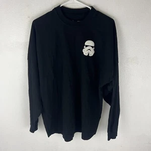 Disney Star Wars Spirit Jersey White Stormtrooper Glow In The Dark Adult S Black - Picture 1 of 4