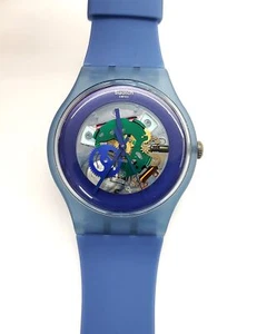 Swatch New gent 2012 - SUON102 - Blue Grey Lacquered 1 - Nuovo - - Foto 1 di 3