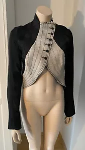 Marc Le Bihan 100% Silk Jacket Elena Dawson Demulemeester Romantic Yohji Sz 38 - Picture 1 of 21