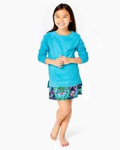 272783 Lilly Pulitzer Girls Luxletic Mini Beach Comber Sweatshirt XL 12-14 Years - Picture 1 of 11