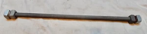 1/2”-11 x 18 1/2” Long All Thread Steel Bolts Galvanized 2 Washers + 4 Nuts 284K - Picture 1 of 3