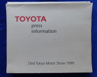 Toyota Tokyo Motor Show 1999 - Pressemappe + CD-Rom press-kit 10.1999 englisch - Bild 1 von 4